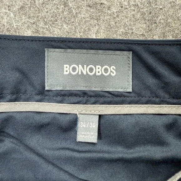 Bonobos Monday Weekday Warrior Pants Men 34 x 31* Blue Slim Fit 20724 Tapered - Picture 5 of 16